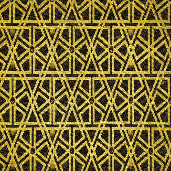 Round Patterned Midnight Gray Rug, pat229yw