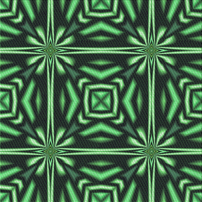 Round Patterned Dark Forest Green Rug, pat2291grn