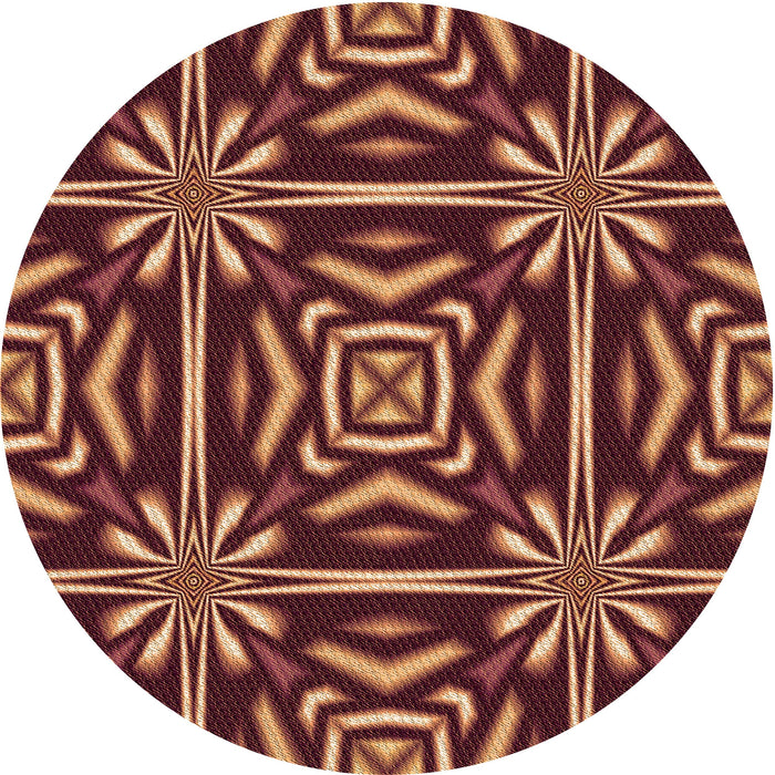 Square Machine Washable Transitional Deep Red Rug in a Living Room, wshpat2291org