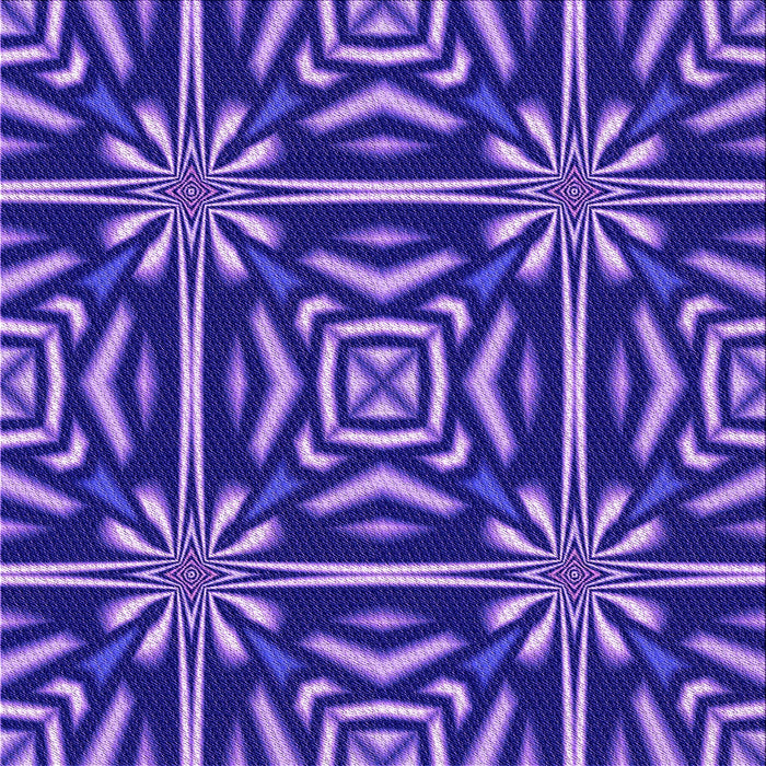 Round Patterned Purple Mimosa Purple Rug, pat2291pur