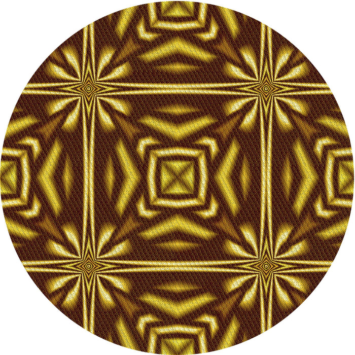 Square Machine Washable Transitional Orange Gold Rug in a Living Room, wshpat2291yw