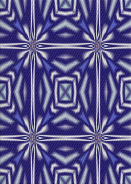 Patterned Earth Blue Novelty Rug, pat2291
