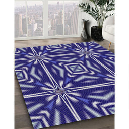 Machine Washable Transitional Earth Blue Rug in a Family Room, wshpat2291