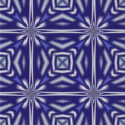 Square Patterned Earth Blue Novelty Rug, pat2291