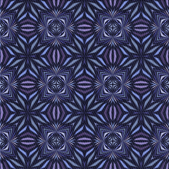 Round Patterned Night Blue Rug, pat2292blu