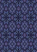 Patterned Night Blue Rug, pat2292blu