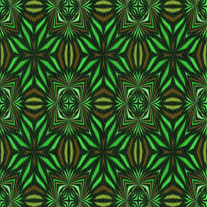 Patterned Black Rug, pat2292grn