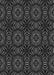 Patterned Midnight Gray Rug, pat2292gry