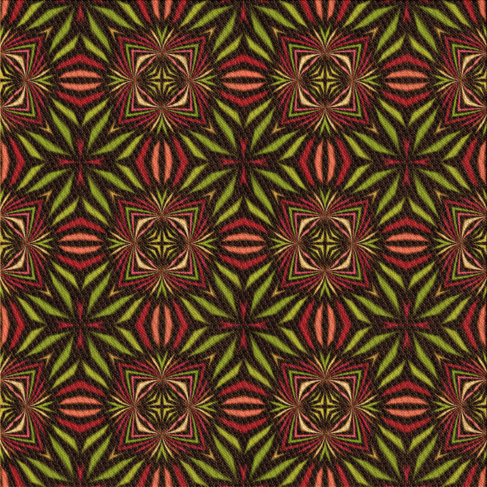 Round Patterned Oak Brown Rug, pat2292org