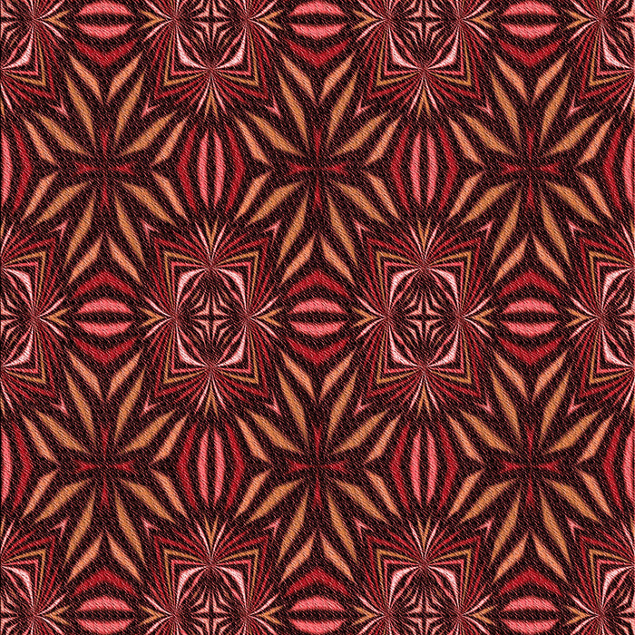 Patterned Red Rug, pat2292rd