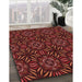 Machine Washable Transitional Red Rug in a Family Room, wshpat2292rd