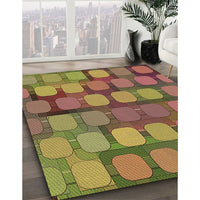 Patterned Sienna Brown Rug, pat2293brn