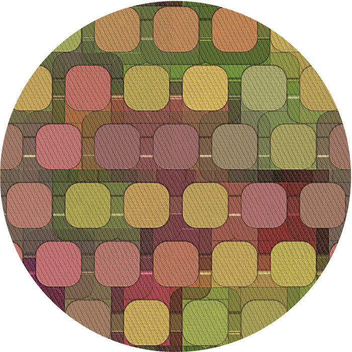 Square Machine Washable Transitional Sienna Brown Rug in a Living Room, wshpat2293brn