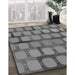 Patterned Gray Rug in Family Room, pat2293gry