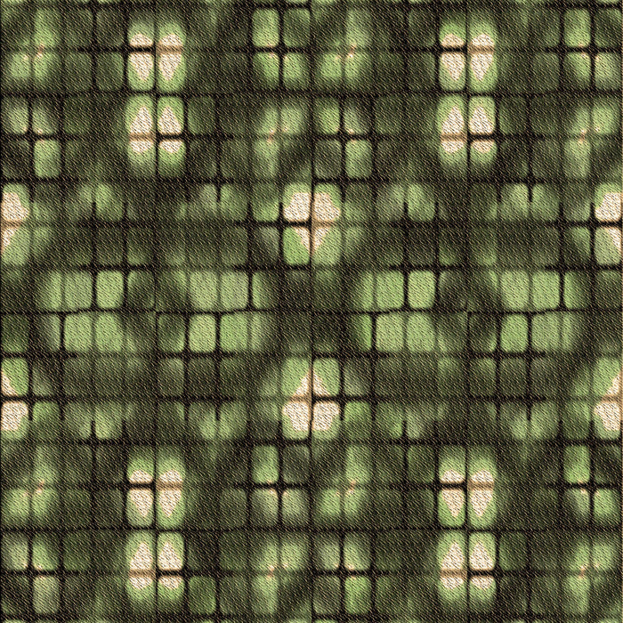 Patterned Olive Green Rug, pat2294brn