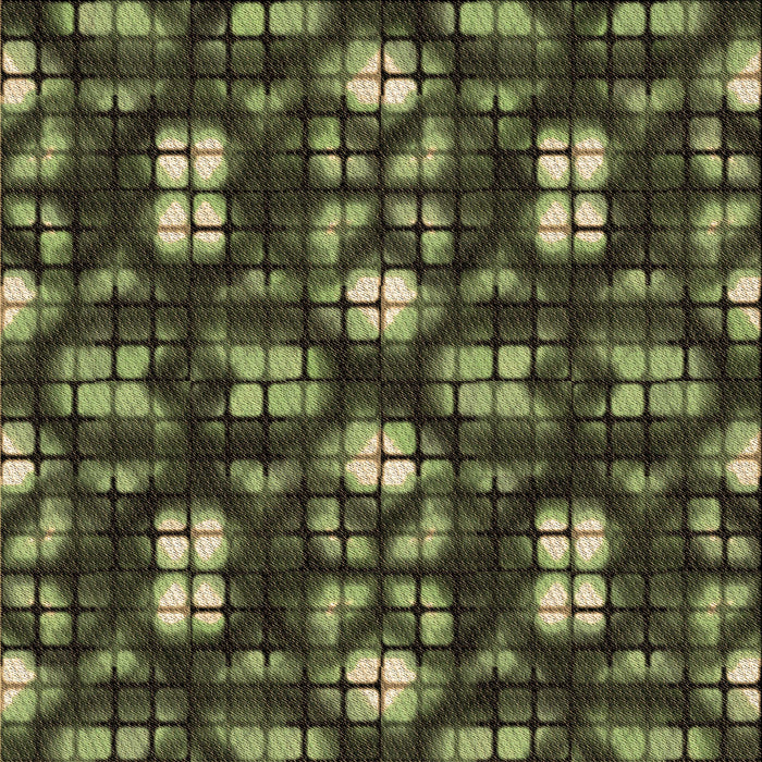 Round Patterned Olive Green Rug, pat2294brn