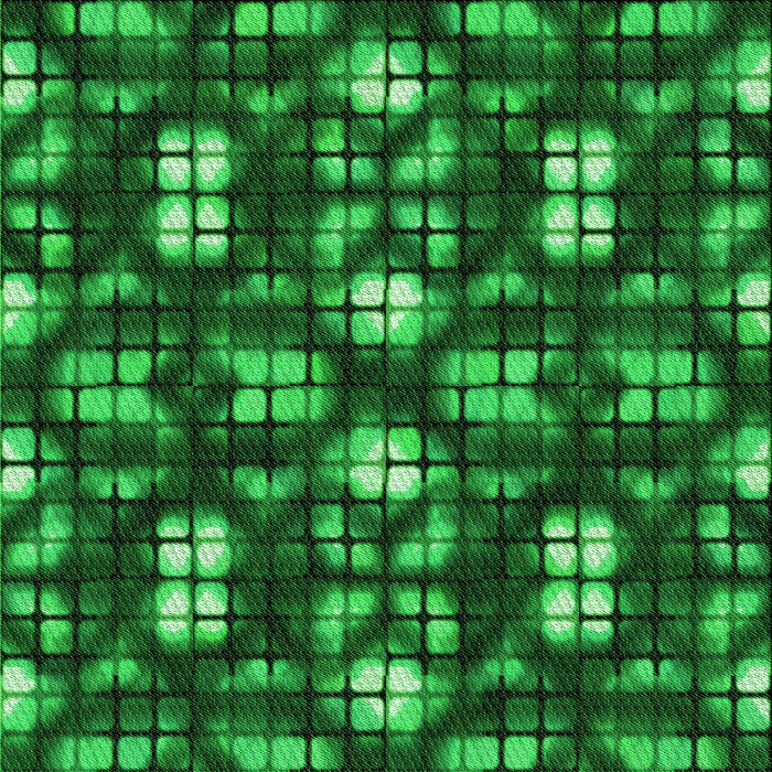 Round Patterned Deep Emerald Green Rug, pat2294grn