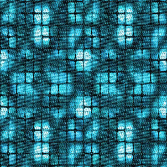 Patterned Medium Teal Green Rug, pat2294lblu