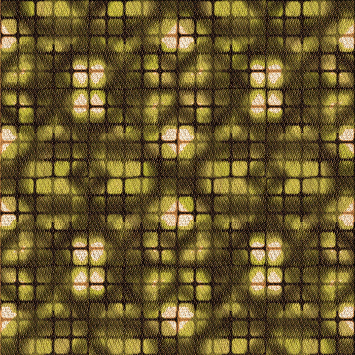 Round Patterned Red Rug, pat2294org