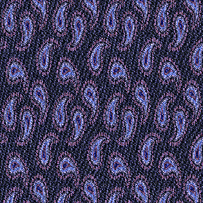 Patterned Night Blue Rug, pat2295blu