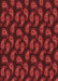 Machine Washable Transitional Crimson Red Rug, wshpat2295rd