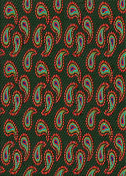 Patterned Dark Olive Green Novelty Rug, pat2295