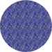 Square Machine Washable Transitional Sapphire Blue Rug in a Living Room, wshpat2296blu