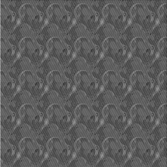 Round Machine Washable Transitional Silver Gray Rug, wshpat2296gry