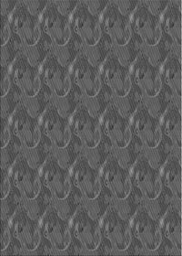 Machine Washable Transitional Silver Gray Rug, wshpat2296gry