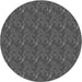 Square Patterned Silver Gray Rug, pat2296gry