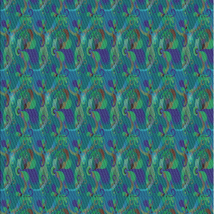 Patterned Blue Rug, pat2296lblu