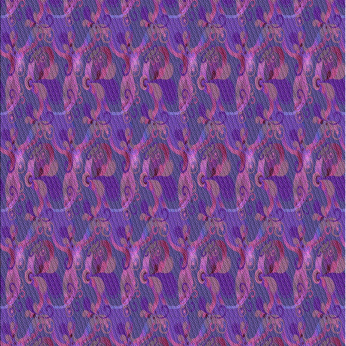 Machine Washable Transitional Purple Flower Purple Rug, wshpat2296pur