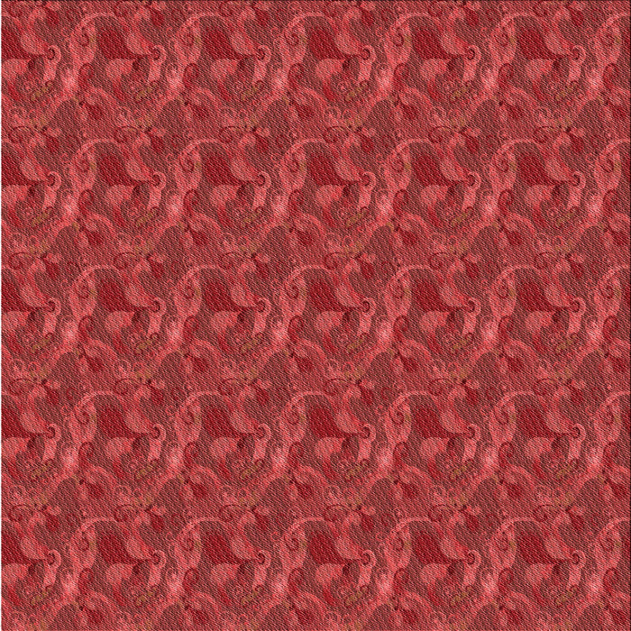 Round Machine Washable Transitional Red Rug, wshpat2296rd