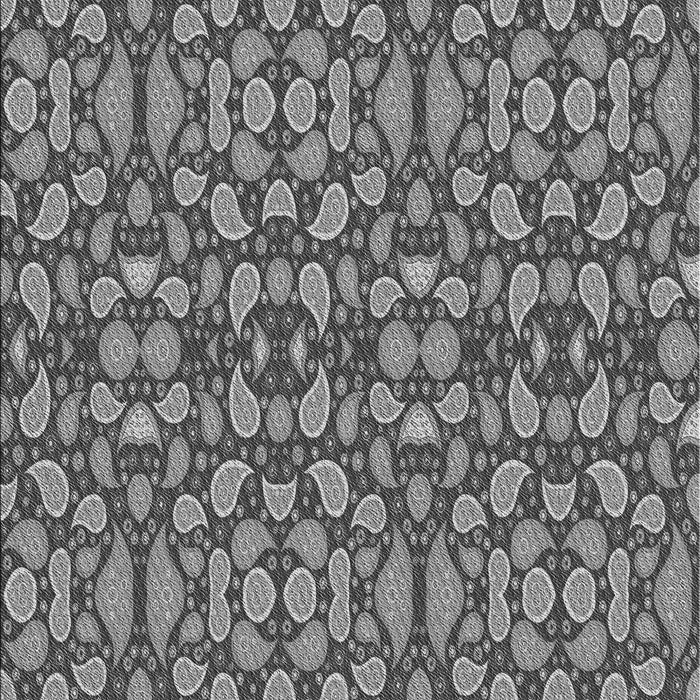 Machine Washable Transitional Dark Gray Rug, wshpat2297gry