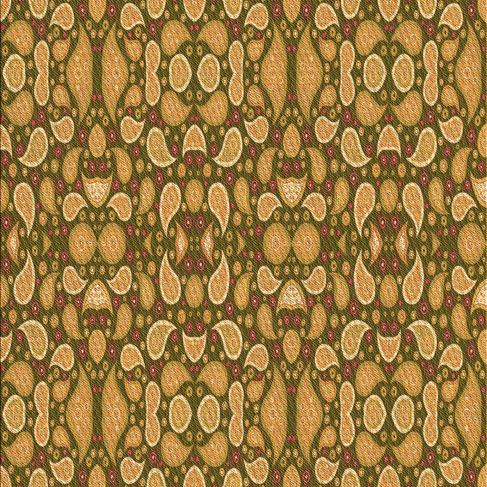 Patterned Dark Bronze Brown Rug, pat2297org