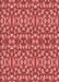 Machine Washable Transitional Red Rug, wshpat2297rd