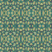 Sideview of Machine Washable Transitional Green Rug, wshpat2297