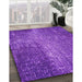 Machine Washable Transitional Crimson Purple Rug in a Family Room, wshpat2298pur