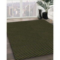 Patterned Midnight Gray Rug, pat2299brn