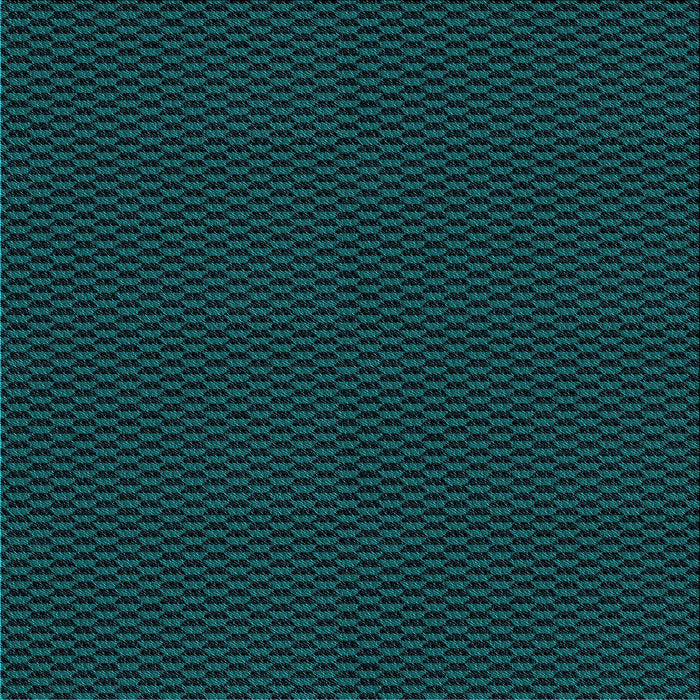 Round Machine Washable Transitional Dark Cyan Green Rug, wshpat2299lblu