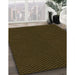 Machine Washable Transitional Dark Bronze Brown Rug in a Family Room, wshpat2299org