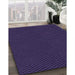 Patterned Amethyst Purple Rug in Family Room, pat2299pur