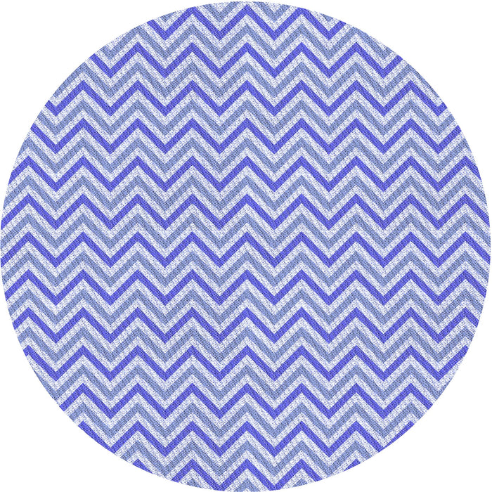 Square Machine Washable Transitional Periwinkle Purple Rug in a Living Room, wshpat23blu