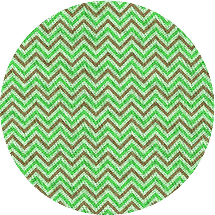 Square Machine Washable Transitional Green Rug in a Living Room, wshpat23grn