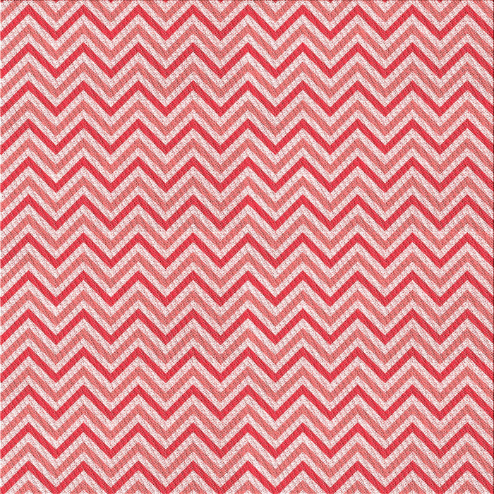 Round Patterned Deep Rose Pink Rug, pat23rd