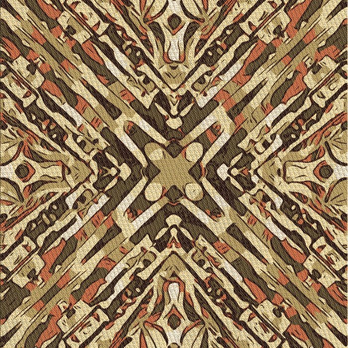 Machine Washable Transitional Red Brown Rug, wshpat230brn