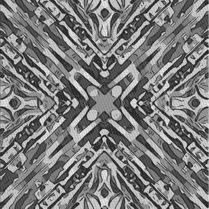 Patterned Cloud Gray Rug, pat230gry