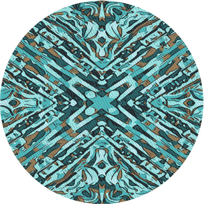 Square Machine Washable Transitional Charcoal Blue Rug in a Living Room, wshpat230lblu