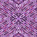 Round Patterned Violet Purple Rug, pat230pur