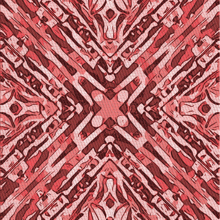 Machine Washable Transitional Light Coral Pink Rug, wshpat230rd